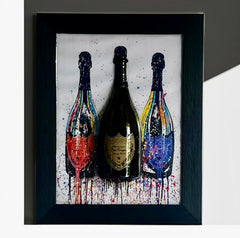 Champagne on the wall