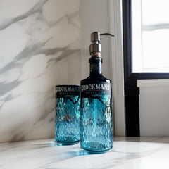 Set Bagno Brockman's Agave Artigianale - Dispenser Sapone e Portaspazzolini