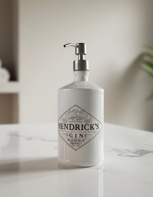 Dispenser Sapone Hendrick's White Artigianale - Accessorio Bagno di Design