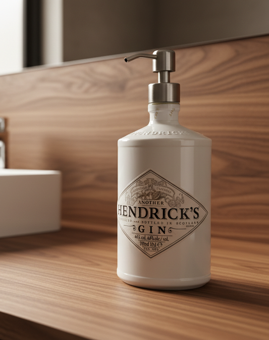 Dispenser Sapone Hendrick's White Artigianale - Accessorio Bagno di Design