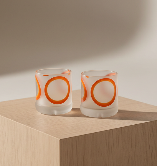 Bicchieri Malfy Arancioni Riciclati – Pezzi Unici con Imperfezioni | Outlet