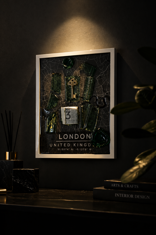 Quadro "The Key of London" - Arredo Design Artigianale Stile British