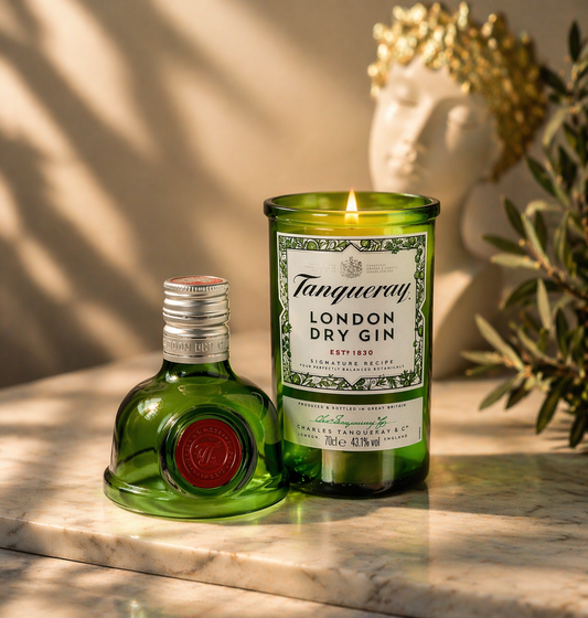 Candela Gin Tanqueray London Dry con tappo — Artigianale riciclata iconica