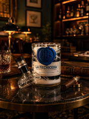 Candela Artigianale La Hechicera – Bottiglia Rum Upcycled | Design Premium