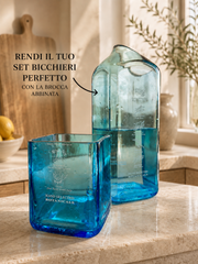 Bicchieri da Bottiglie Sapphire Big Riciclate (incisione personalizzata)