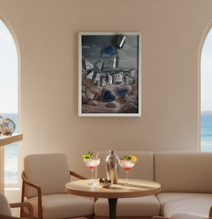 Quadro "Un Mare di Conchiglie" - Arredo Design Artigianale Marino