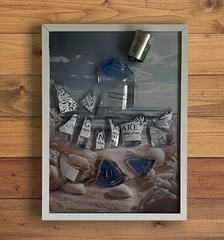 Quadro "Un Mare di Conchiglie" - Arredo Design Artigianale Marino