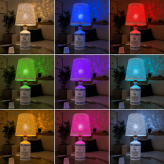 Lampada Artigianale Gunpowder – RGB USB Ricaricabile – Bottiglia in Ceramica Riciclata