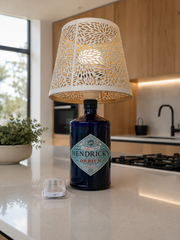 Lampada Hendrick’s Orbium Artigianale RGB USB – Bottiglia Gin Riciclata