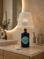 Lampada Hendrick’s Orbium Artigianale RGB USB – Bottiglia Gin Riciclata