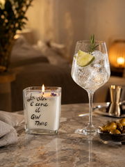 La vita è come il GIN TONIC… se aspetti si annacqua. 🍸🕯️