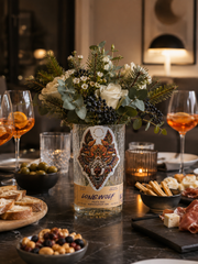 Vaso LONEWOLF Arancione – Vaso da Bottiglia di Gin Riciclata