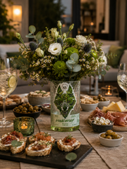 Vaso LONEWOLF Verde – Vaso in Bottiglia di Gin Riciclata