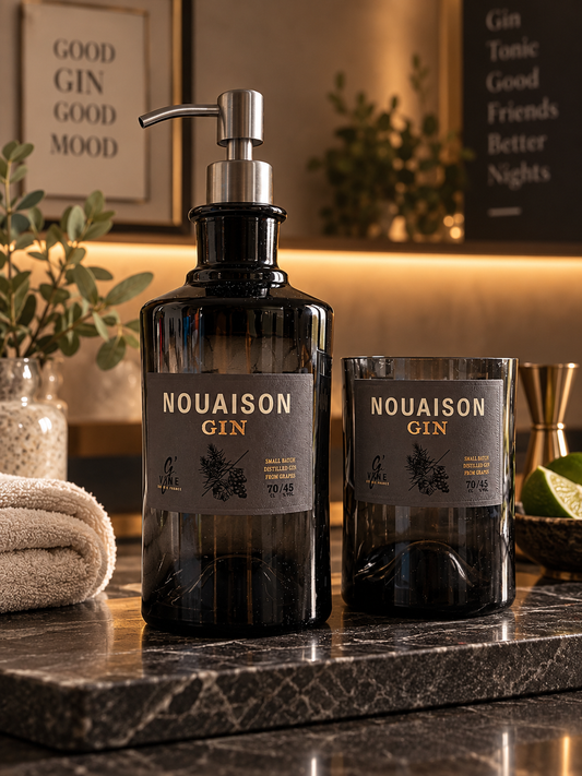 Set Dispenser e Bicchiere da Bottiglia di Gin – Nouaison Gin