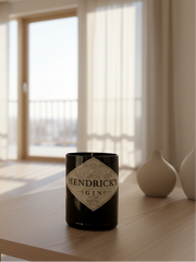 Candela Gin Hendrick's con tappo — Artigianale riciclata design vittoriano