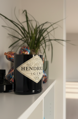 Candela Gin Hendrick's con tappo — Artigianale riciclata design vittoriano