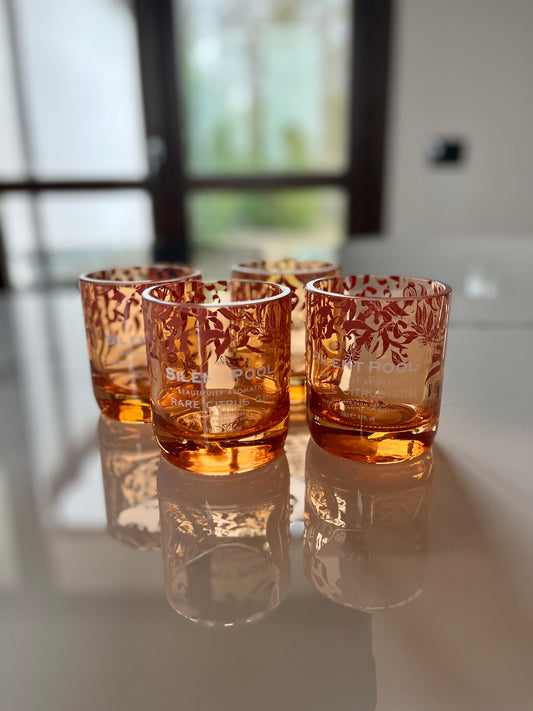Set 2 Bicchieri Silent arancio