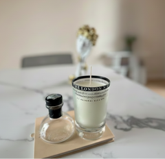 Candela Gin London n.1 con tappo — Artigianale riciclata (incisione personalizzata)