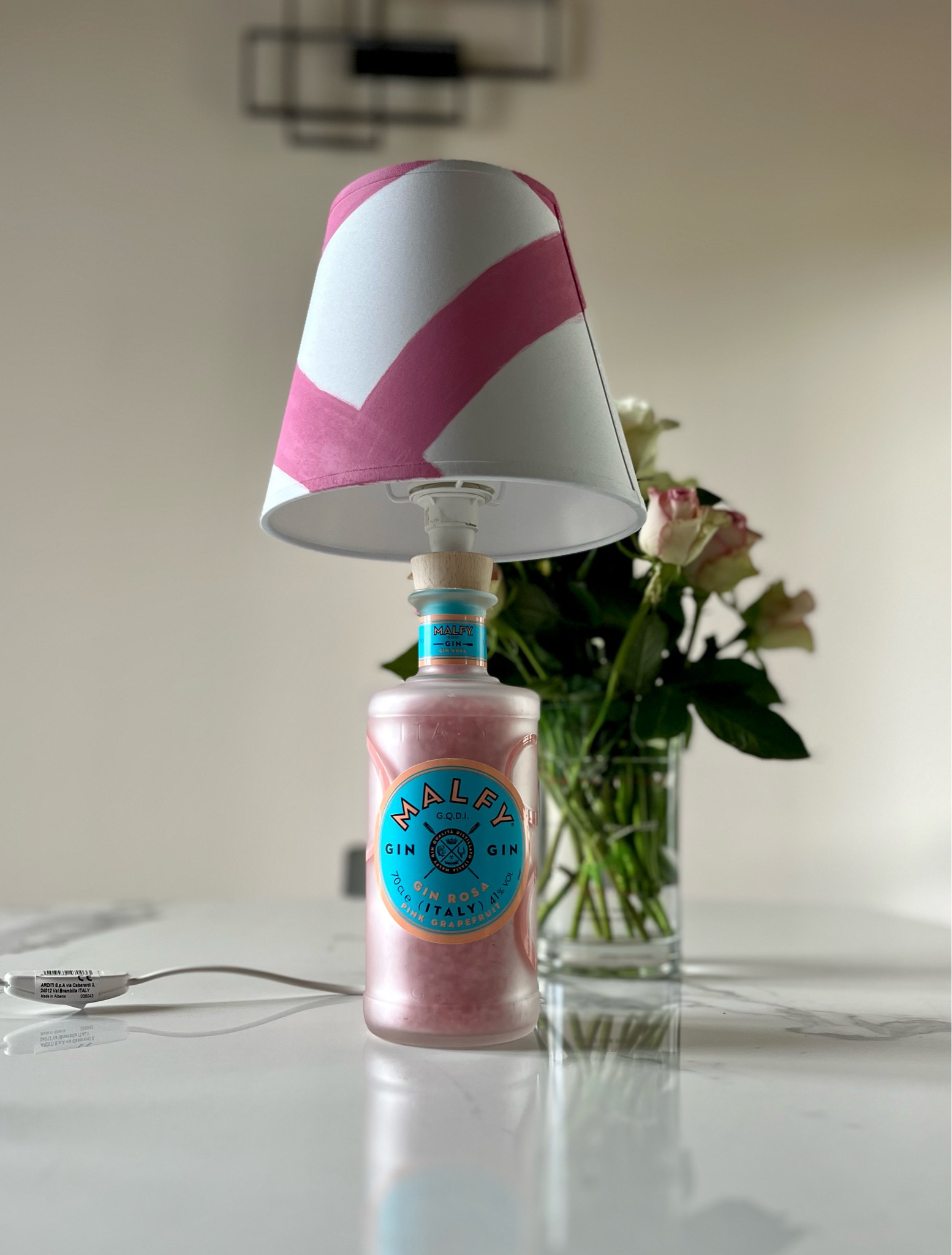Lampada Malfy Pink (incisione personalizzata)