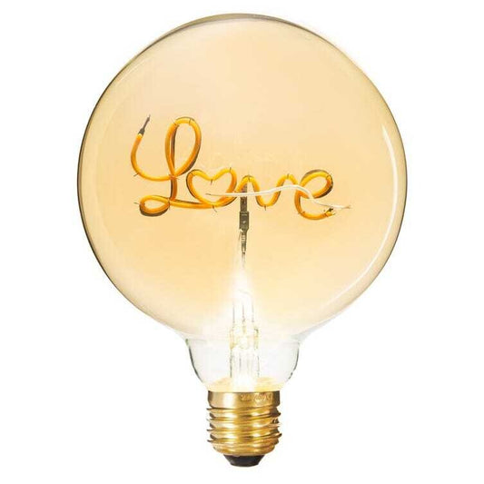 Lampadina con scritta a led Love