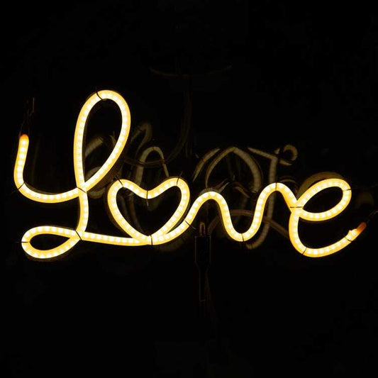 Lampadina con scritta a led Love